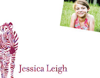 Zebra Children's Personalized Photo Stationery