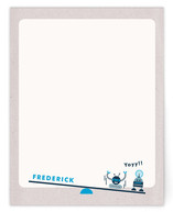 Me vs Robot Children's Personalized Stationery