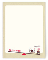 Me vs Robot Children's Personalized Stationery
