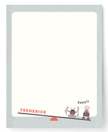 Me vs Robot Children's Personalized Stationery