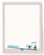 Me vs Robot Children's Personalized Stationery