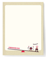 Me vs Robot Children's Personalized Stationery