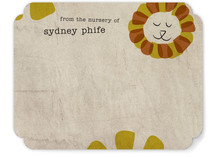 Happy Lion Children's Personalized Stationery