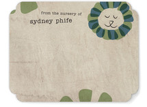 Happy Lion Children's Personalized Stationery