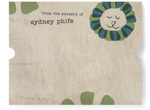 Happy Lion Children's Personalized Stationery