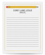 Pencil Co. Children's Personalized Stationery