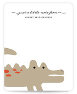 Little Alligator Children's Personalized Stationery