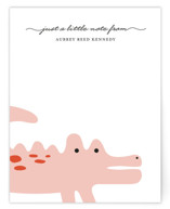 Little Alligator Children's Personalized Stationery