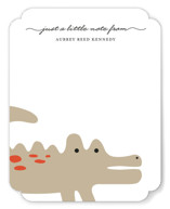 Little Alligator Children's Personalized Stationery