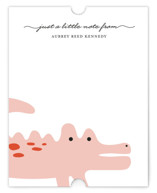 Little Alligator Children's Personalized Stationery