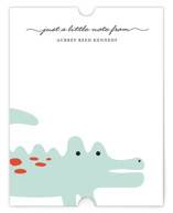 Little Alligator Children's Personalized Stationery