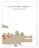 Little Alligator Children's Personalized Stationery