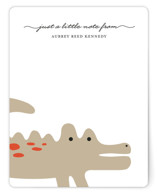 Little Alligator Children's Personalized Stationery