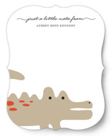 Little Alligator Children's Personalized Stationery