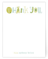 Quirky Thank You Children's Personalized Stationery