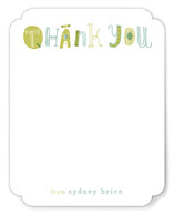 Quirky Thank You Children's Personalized Stationery