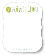 Quirky Thank You Children's Personalized Stationery