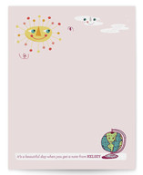 Sunny Day Children's Personalized Stationery
