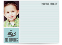 Big Thanks Children's Personalized Stationery