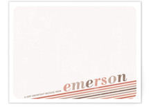 Retro Rainbow Children's Personalized Stationery