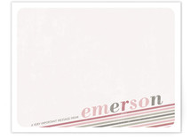 Retro Rainbow Children's Personalized Stationery