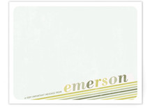 Retro Rainbow Children's Personalized Stationery