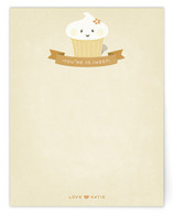 Thanks, Cupcake Children's Personalized Stationery