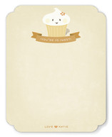 Thanks, Cupcake Children's Personalized Stationery