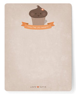 Thanks, Cupcake Children's Personalized Stationery