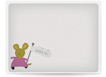 A Mousey Message Children's Personalized Stationery