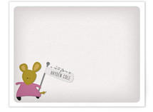 A Mousey Message Children's Personalized Stationery