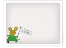 A Mousey Message Children's Personalized Stationery