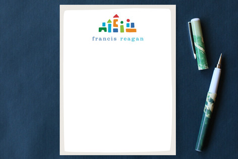 Little Builder Children's Personalized Stationery