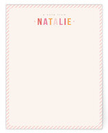 Sweet Stripes Children's Personalized Stationery