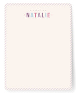Sweet Stripes Children's Personalized Stationery