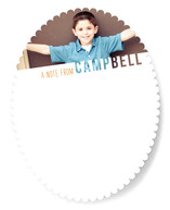 See Through Name Children's Personalized Stationery