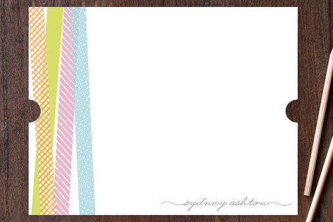 Washi Sorbet Children's Personalized Stationery
