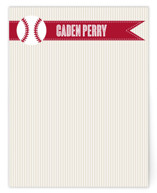 Home Run Children's Personalized Stationery