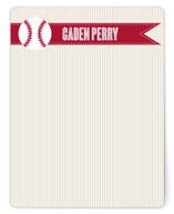 Home Run Children's Personalized Stationery