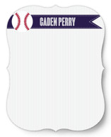 Home Run Children's Personalized Stationery