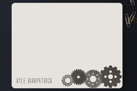 Gear Head Children's Personalized Stationery