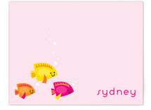 Here Fishy Fishy Children's Personalized Stationery