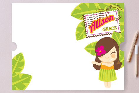 Lula Hula Children's Personalized Stationery
