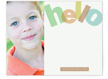 Big Bright Hello Children's Personalized Stationery
