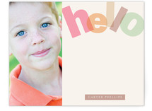 Big Bright Hello Children's Personalized Stationery