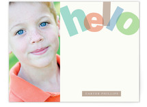 Big Bright Hello Children's Personalized Stationery
