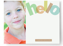 Big Bright Hello Children's Personalized Stationery