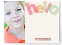 Big Bright Hello Children's Personalized Stationery