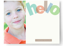 Big Bright Hello Children's Personalized Stationery