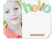 Big Bright Hello Children's Personalized Stationery